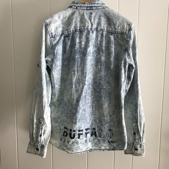 Buffalo Washed Denim Button down (M) - Picture 6 of 11